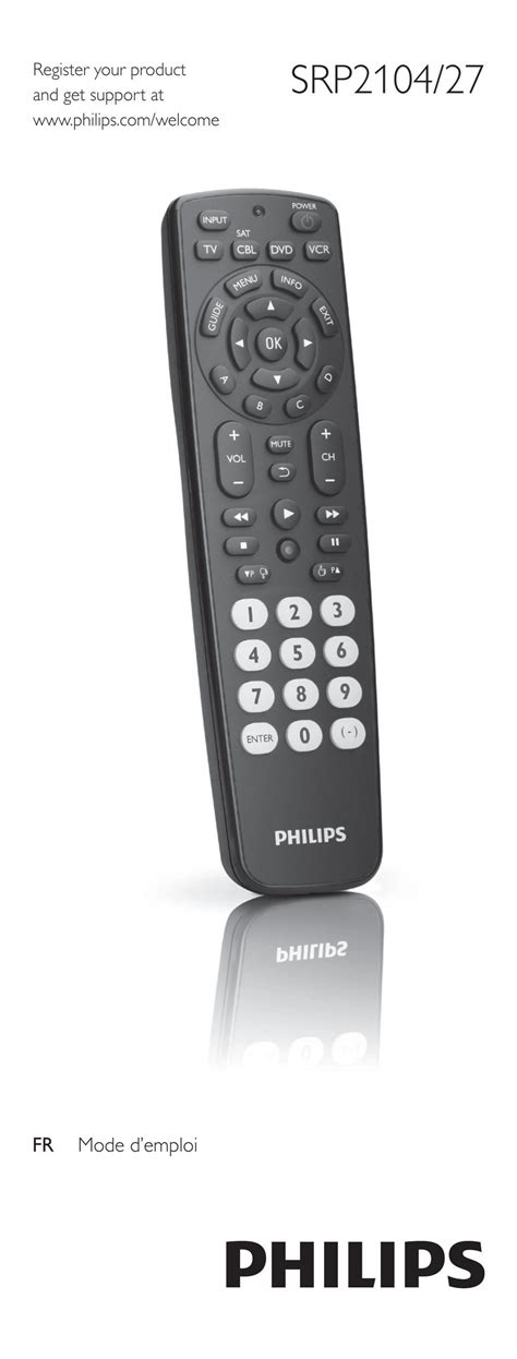 philips universal remote control|User manual .